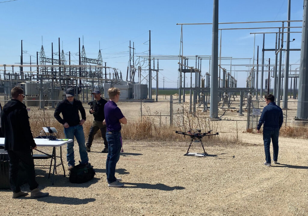 K-State students learning from industry partner Evergy